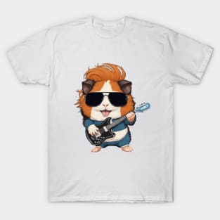 Cute rockstar guinea pig T-Shirt